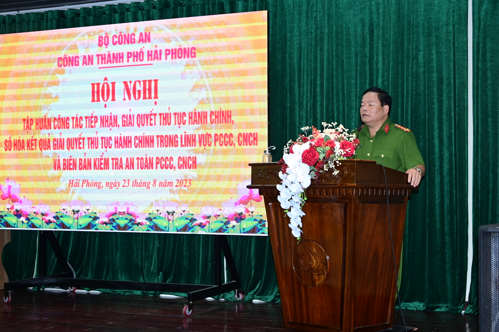 Phòng Cảnh sát PCCC và CNCH: Tổ chức tập huấn giải quyết thủ tục hành chính phòng cháy trên môi trường mạng